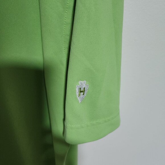 Peter Millar Summer Comfort Polo Shirt Mens Size Large Green Short Sleeve Golf - Picture 5 of 6